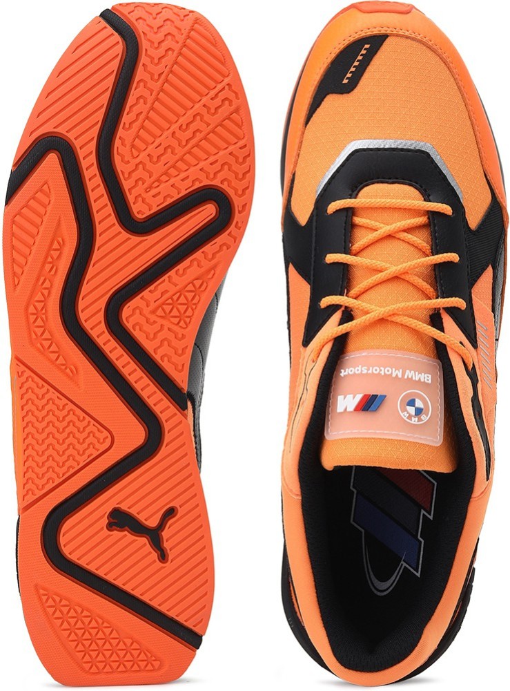 puma bmw shoes orange