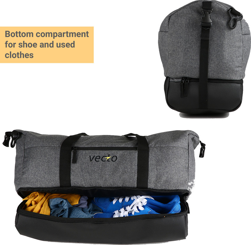 Vecto Travel Mate Dual Compartment Gym And Travel Duffel Bag