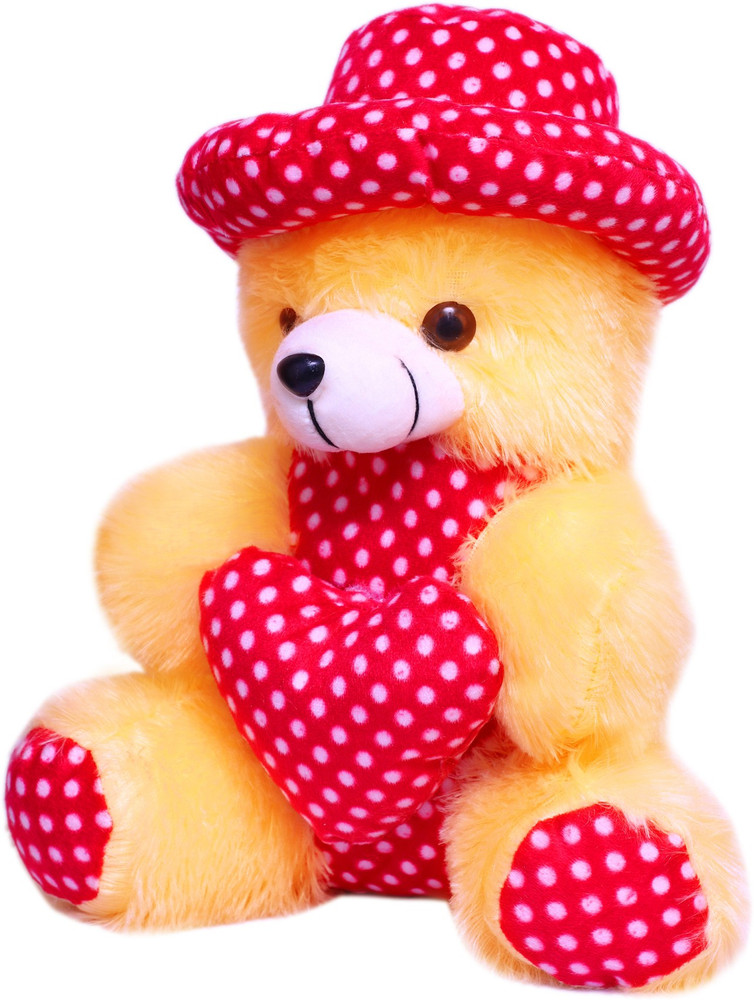 Red teddy bear with cap store