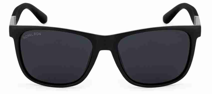 Buy ROYAL SON Sports Sunglasses Black For Men Online @ Best Prices in India