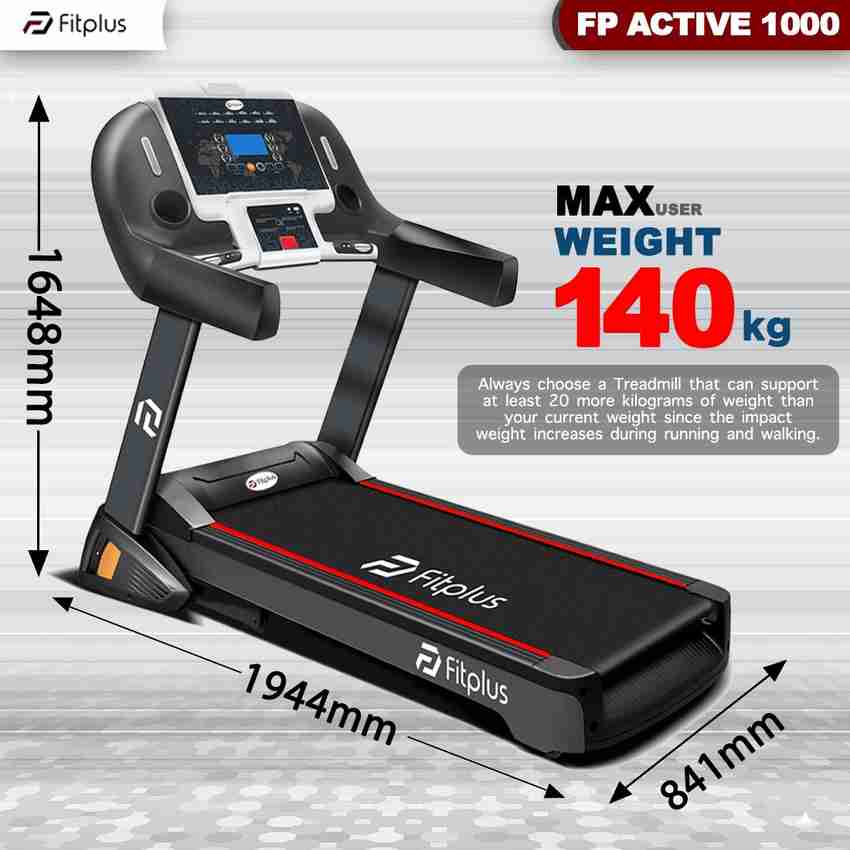 Fitplus treadmill price new arrivals