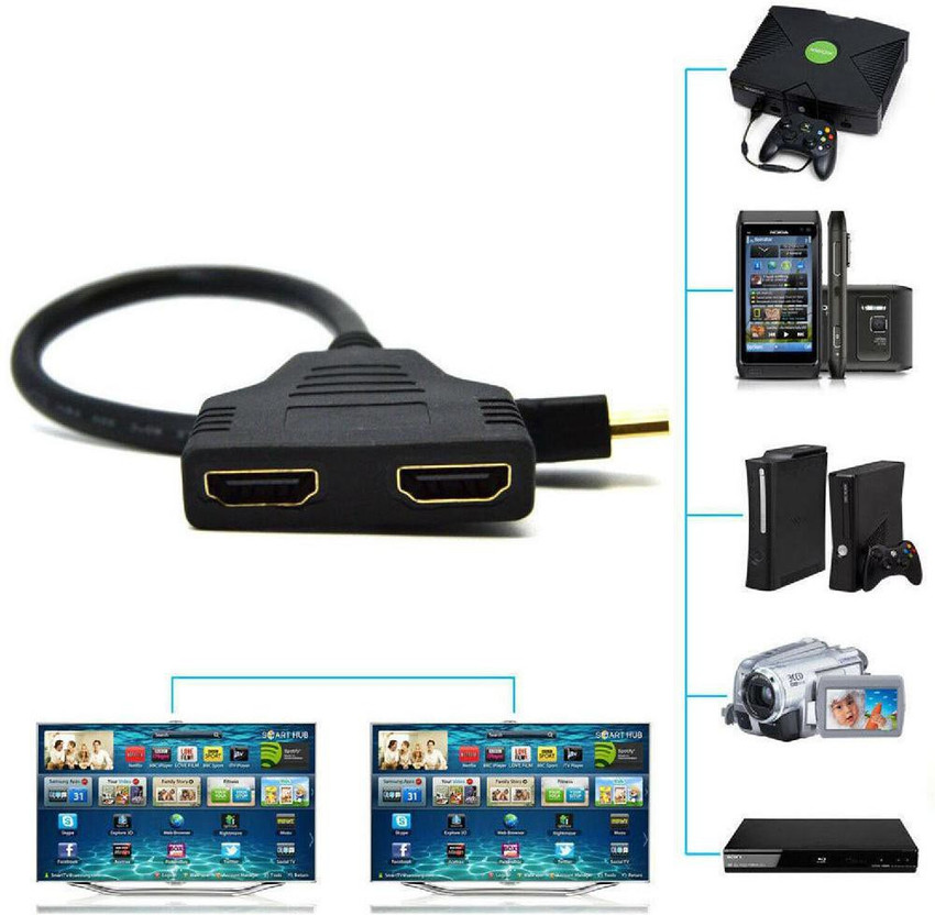 Adaptador hdmi sales a 2 hdmi