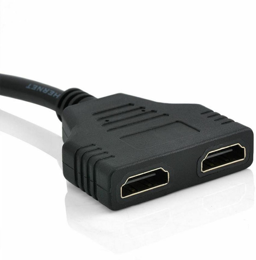 HDMI Splitter 1 in 2 Out HDMI Male to Dual HDMI Female 1 to 2 Way