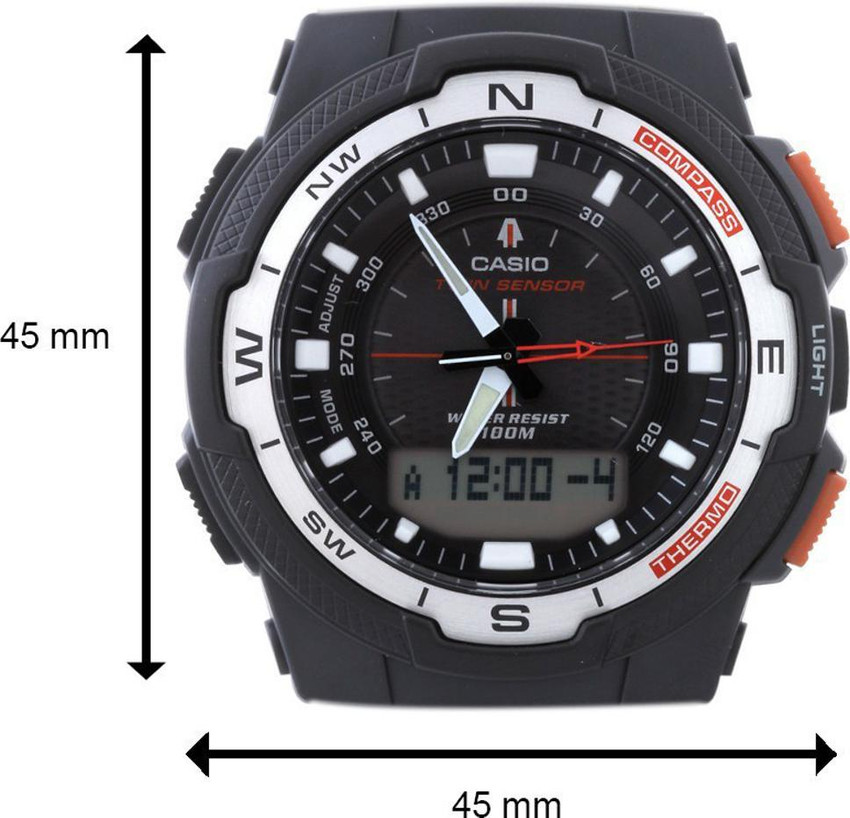 Casio sgw 500h sync analog and digital hot sale