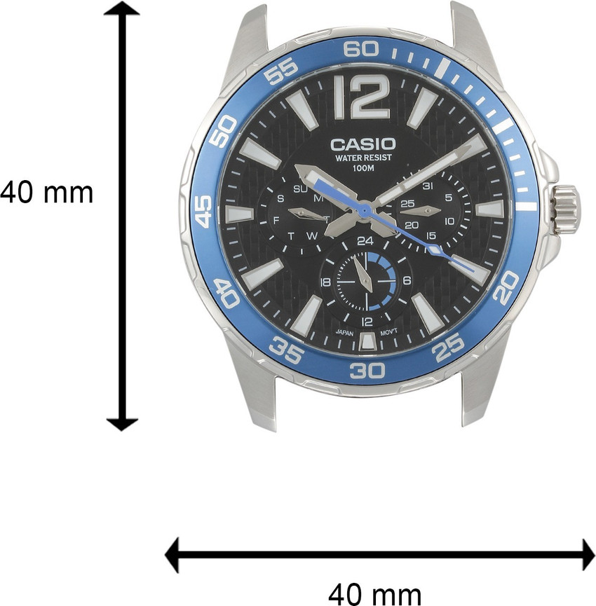 CASIO MTD 330D 1A2VDF Enticer Men s MTD 330D 1A2VDF Analog Watch For Men