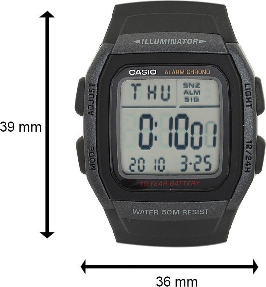 CASIO W-96H-1AVDF Youth Digital ( W-96H-1AVDF ) Digital Watch - For Men -  Buy CASIO W-96H-1AVDF Youth Digital ( W-96H-1AVDF ) Digital Watch - For Men  D031 Online at Best Prices in