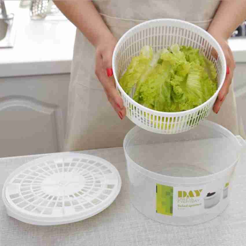 Salad Spinner Vegetable Washer Fruit Veggie Bowl Collapsible Salad