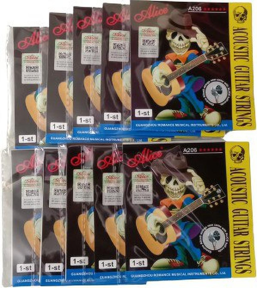 ALICE Acoustic E 1St 10 Pics Guitar String Price in India Buy