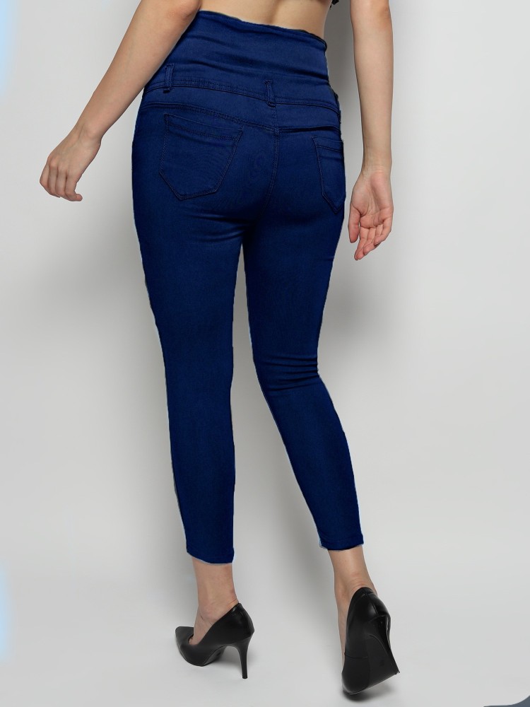 flying girls Regular Women Dark Blue Jeans - Buy flying girls Regular Women Dark  Blue Jeans Online at Best Prices in India