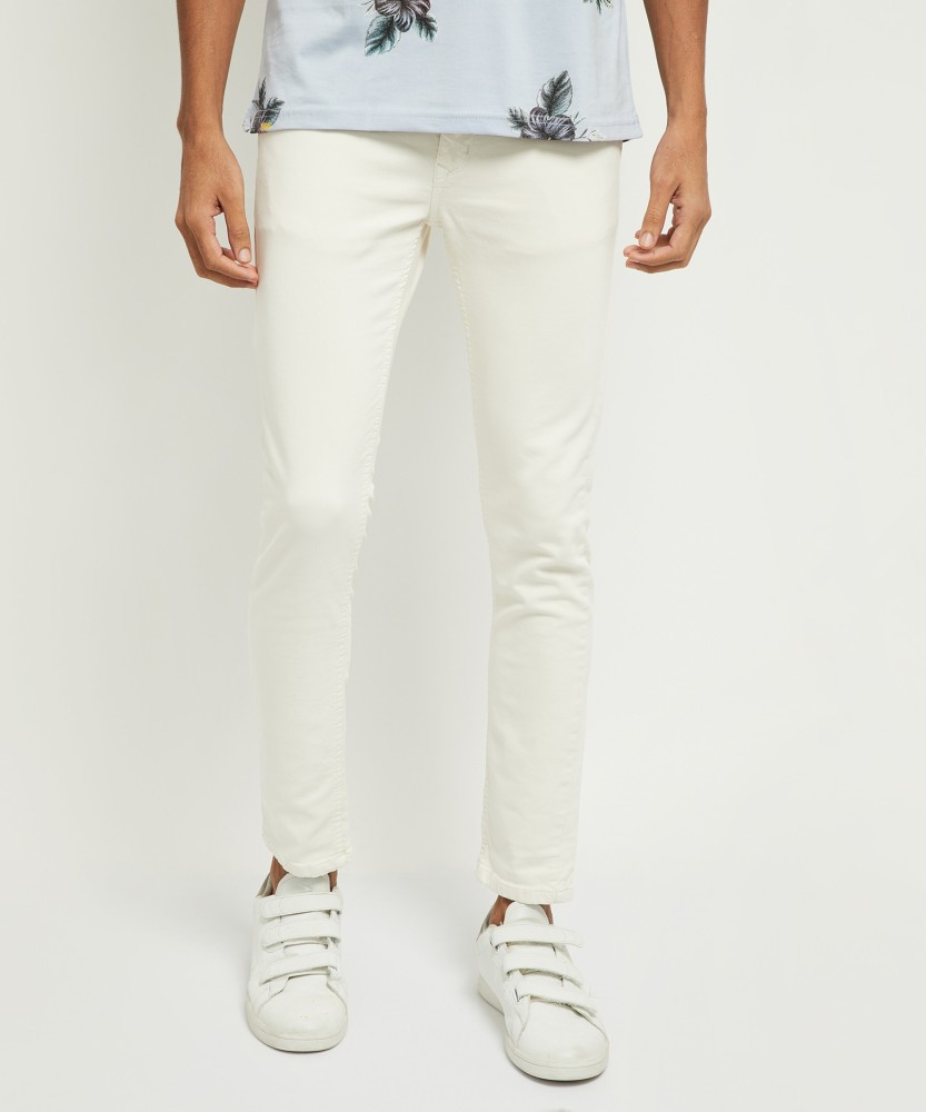 Skinny Jeans - White - Men