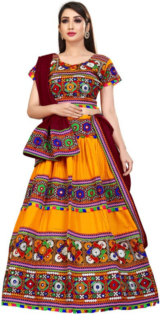 Mala Creation Embroidered Semi Stitched Lehenga Choli - Buy Mala Creation  Embroidered Semi Stitched Lehenga Choli Online at Best Prices in India |  Flipkart.com