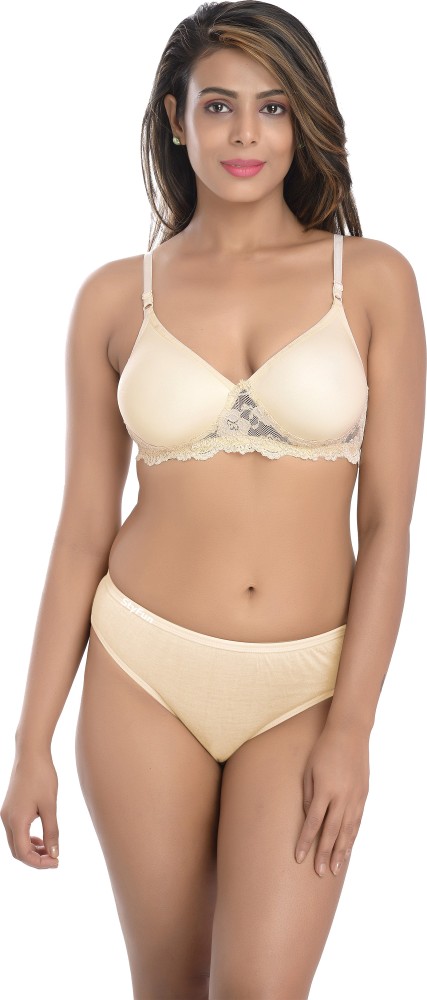 Buy CONTEX MEDIA Women Cotton Bra Panty Set for Lingerie Set and