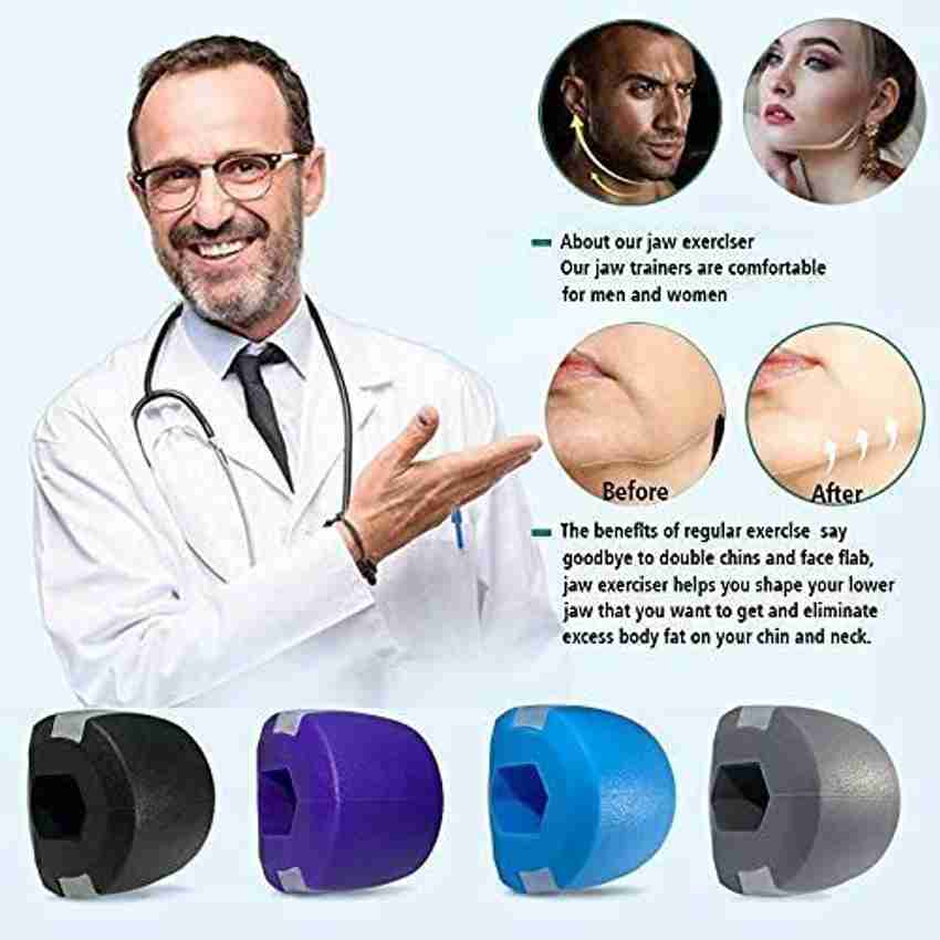 help reduce stress and cravings jawline Exerciser with 2 Biting Strips free face and neck exerciser define your jawline silm and tone your face look younger and health help reduce stress and cravings...