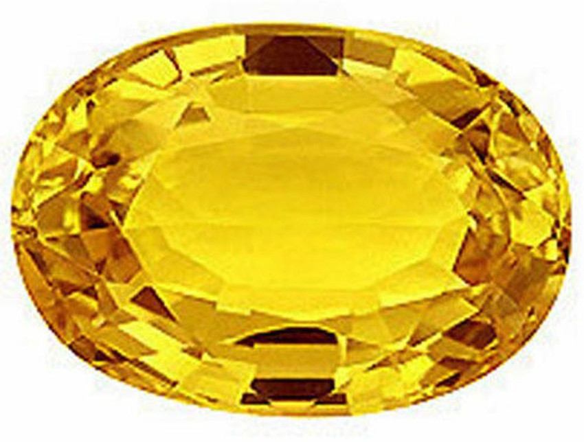 Yellow sapphire stone sale 3 carat price