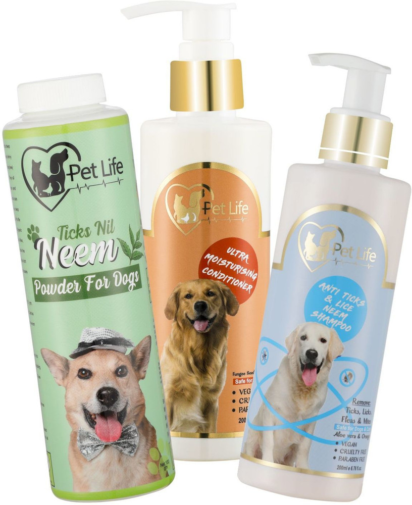Pet Life Pure Organic Anti Ticks Lice Neem Shampoo 200 Ml Ultra