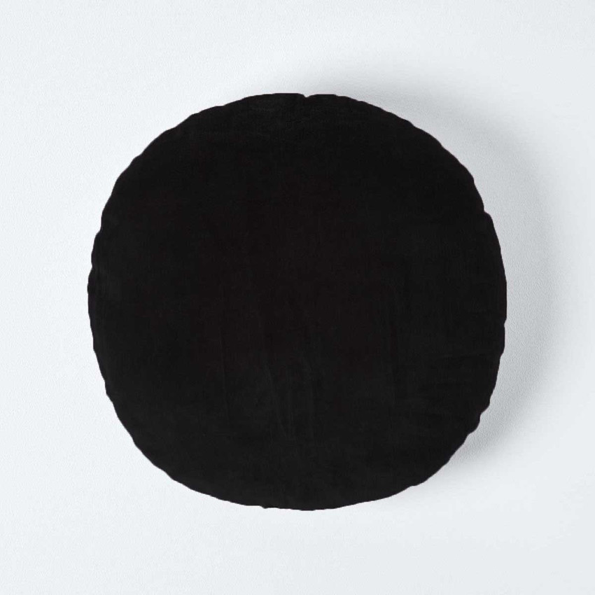 Black circle pillow sales