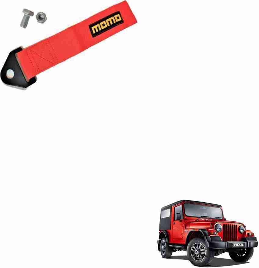 SEMAPHORE Universal Premium RED MOMO TOW BELT STRAP Front Rear