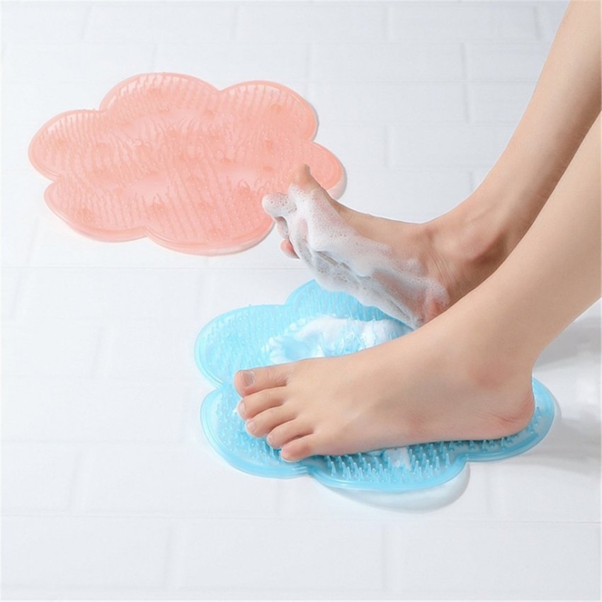 Silicone Bathroom Foot Massage Pad New Soft Non-slip Shower