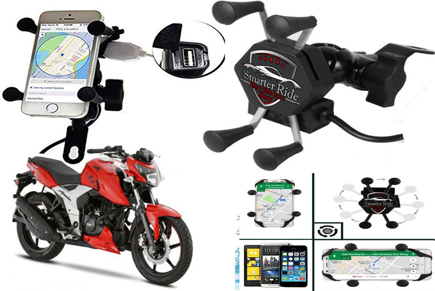 Bike mobile stand with charger sales