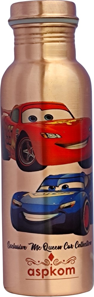 Disney Lightning McQueen Cars, 750ml Copper Water Bottle for Kids