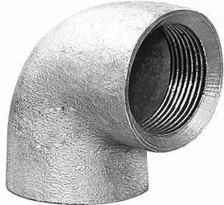 Steelite Brass Female Elbow Connector, Pipe Fittings,Heavy duty, life time  warranty, corrosion free, can take high pressure, Size: 3/4 x 1/2 inch  (20 mm x 15 mm) 2-Way 90° (Pack of 2)