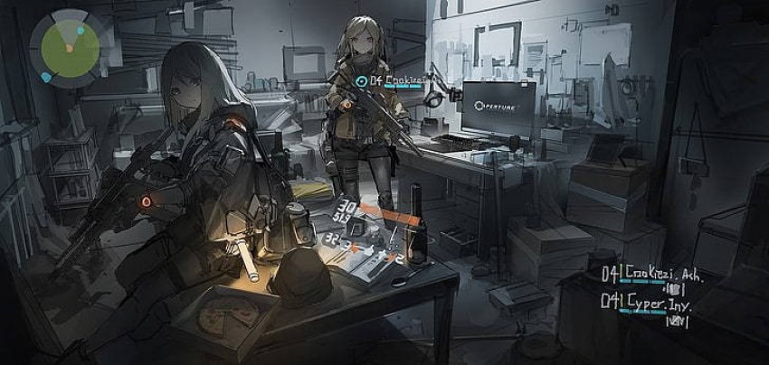 Anime Girls Tom Clancy S The Division Gun Matte Finish Poster