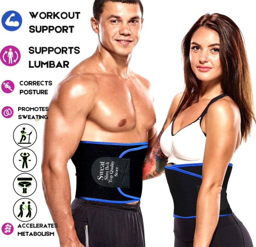 Sweat Waist Trimmer Fat Burner Belly Tummy Yoga Wrap Black Exercise Body  Slimming Belt at Rs 80, Fitness Belt in Ghaziabad