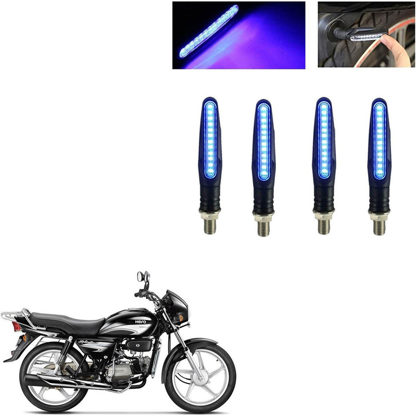COMICAL Front Rear LED Indicator Light for Hero Splendor Plus
