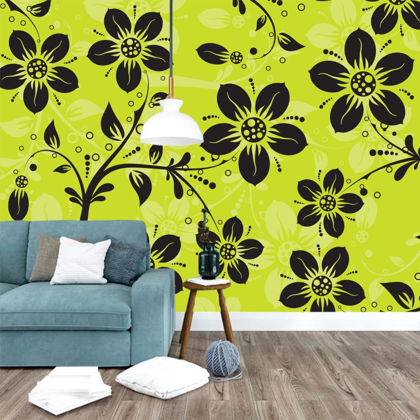 Green Flower Wallpaper  Buy Latest 3D Wallpapers Upto 70 Off
