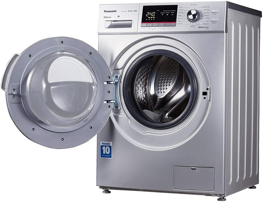 Panasonic 8 kg with Wi-Fi Enabled Fully Automatic Front Load Washing  Machine with In-built Heater Silver Price in India - Buy Panasonic 8 kg  with Wi-Fi Enabled Fully Automatic Front Load Washing