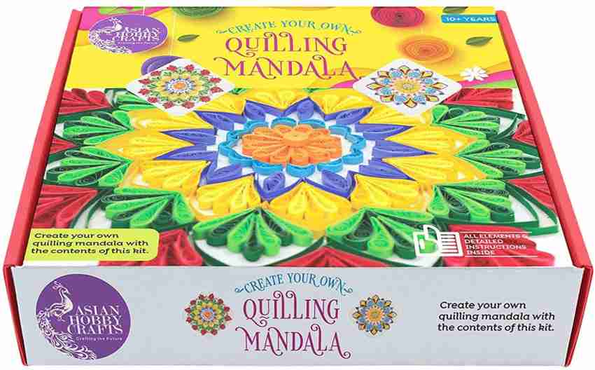 Mandala Quilling Kit, Mandala Craft Kit, Mindful Crafts 