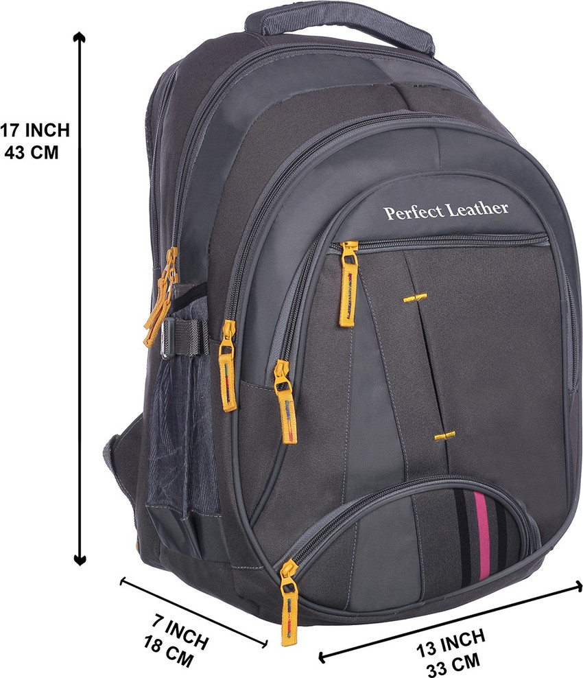 perfect leather 4 Zipper bag causal college school office