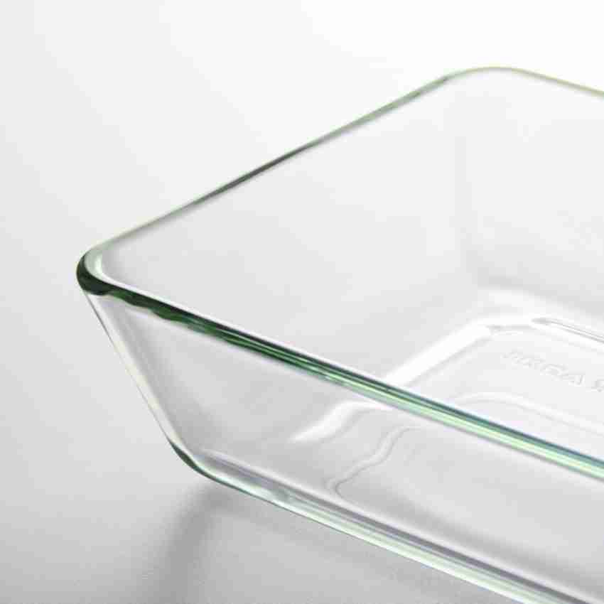 Glass serving clearance dish