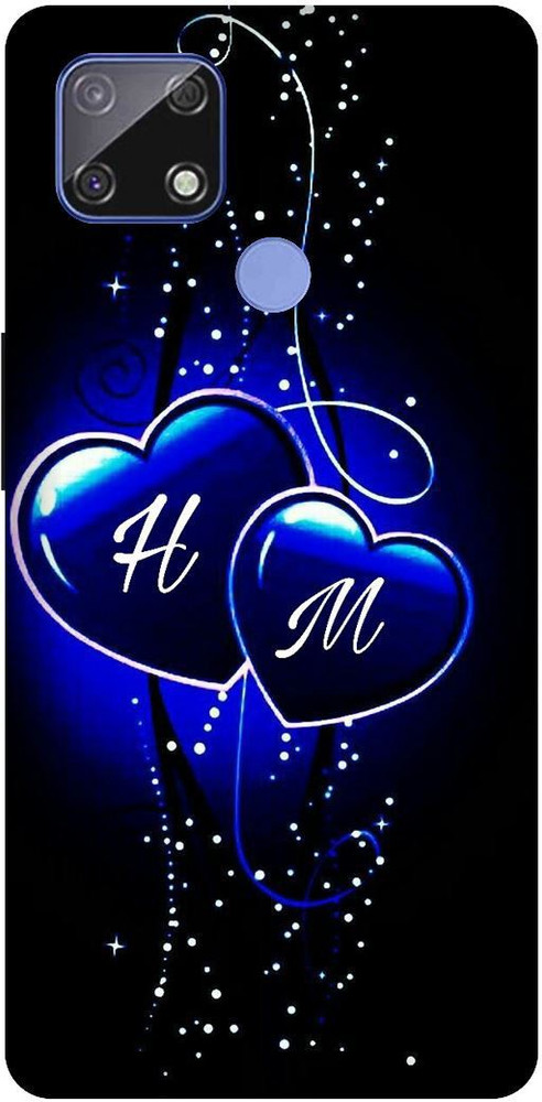 Clickzone Back Cover for Realme Narzo 30A H love M Alphabet Letter Clickzone Flipkart