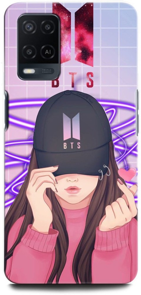 INTELLIZE Back Cover for OPPO A54 CPH2239 GIRL, ANIME, BTS, LOVELY GIRL,  CARTOON, CUTE GIRL, DOLL - INTELLIZE 