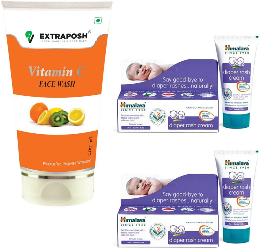Extraposh VITAMIN C FACE WASH USEFULL FOR SMOOTH SKIN HIMALAY
