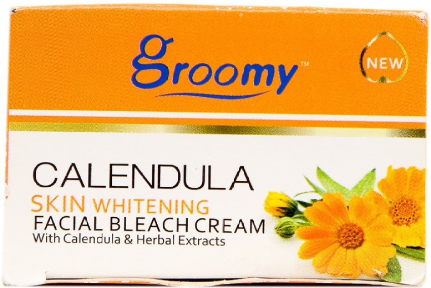 Groomy Calendula Skin Whitening Facial Bleach Cream With