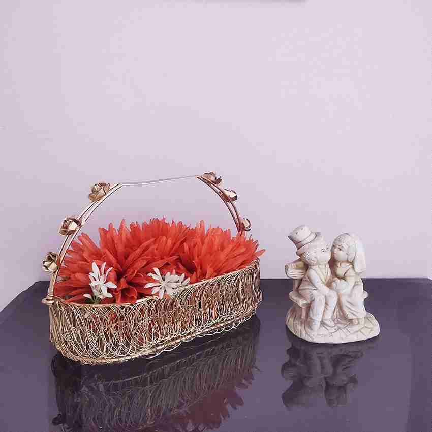 Golden rose basket outlet