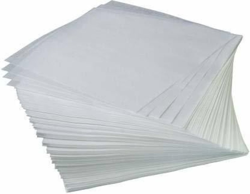 Buy Seraphic Butter Paper for Packing Wrapping Food Baking Cake Parchment  Paper Parchment Paper for Baking Reusable, 10 inch, White, Pack of 100  Sheets Online at Low Prices in India - Amazon.in