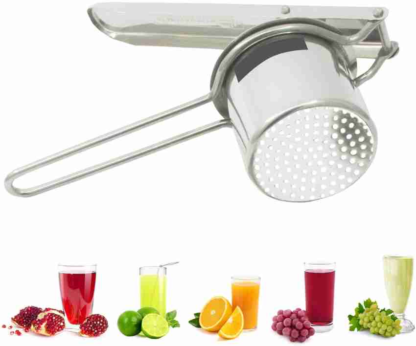 Silver Stainless Steel Potato Masher Ricer Fruit Juicer Vegetable Press