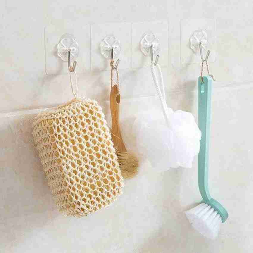 Zorbes Waterproof Stick on Adhesive Stronger Plastic Wall Hooks Hangers Max  Load 15 kg Hook 10 Price in India - Buy Zorbes Waterproof Stick on Adhesive  Stronger Plastic Wall Hooks Hangers Max