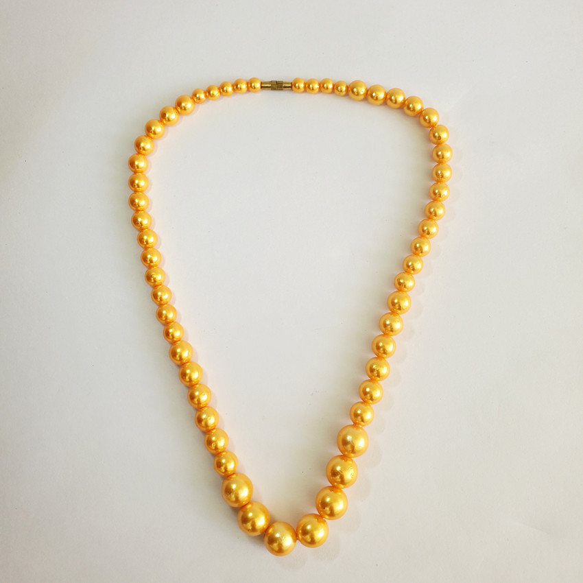 ShopTalk Yellow Mala 01 Pearl Plastic Necklace Price in India Buy ShopTalk Yellow Mala 01 Pearl Plastic Necklace Online at Best Prices in India Flipkart