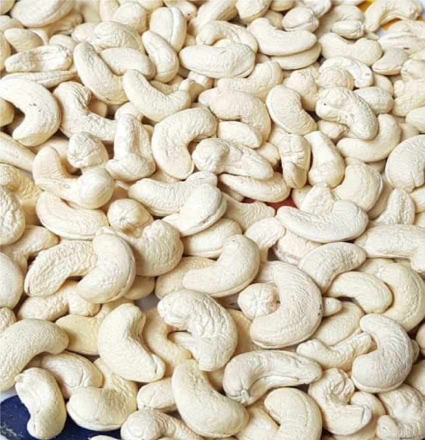 Releza PREMIUM WHOLE CASHEW NUTS W210 - 1 KG (1000 GM) BIG SIZE JUMBO KAJU,  RAW CASHEW NUT FRESH AND CRISPY SNACKS AND WHITE ROYAL CASHEWS (4*250g)  Cashews Price in India -