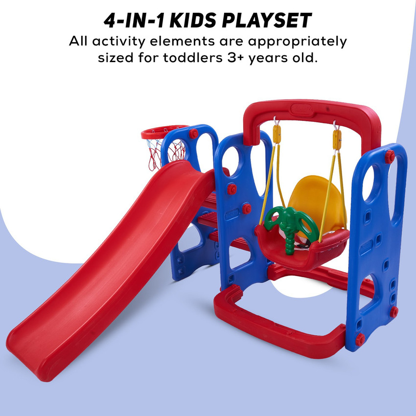 baybee Kids Garden Slide Playgro Plastic Super Senior Slide for Kids Garden Slider for kids slide baby sliding swing graden slide for kids slide and swing for kids play slide Kids Garden