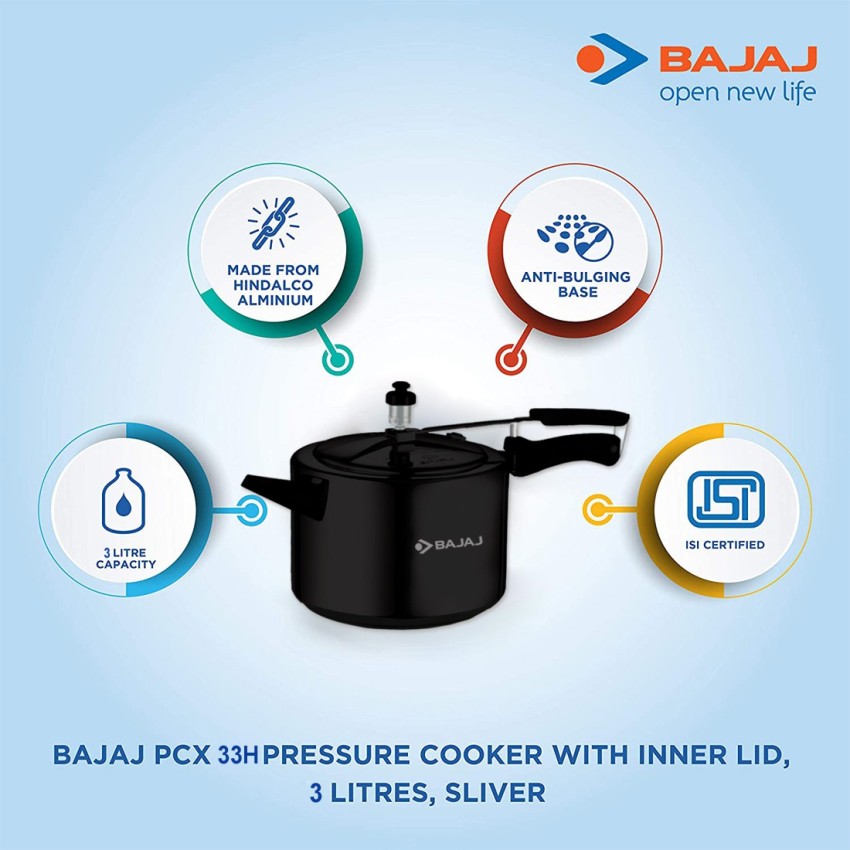 BAJAJ 3 L Induction Bottom Pressure Cooker Price in India Buy