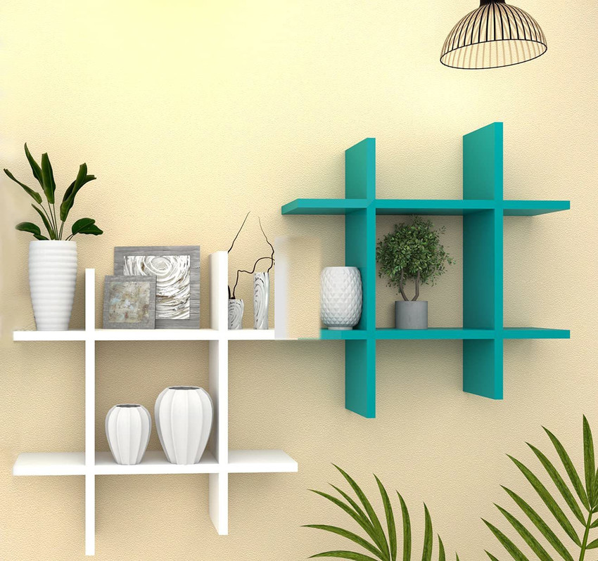 Wooden wall shelves flipkart deals