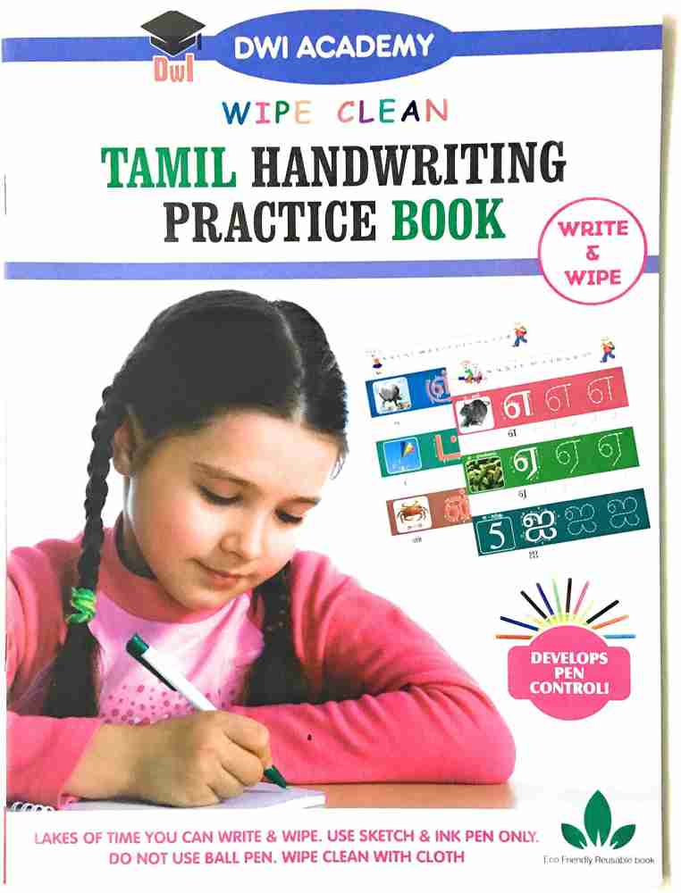 Handwriting Practice Book Writing Practice For Kids Reusable