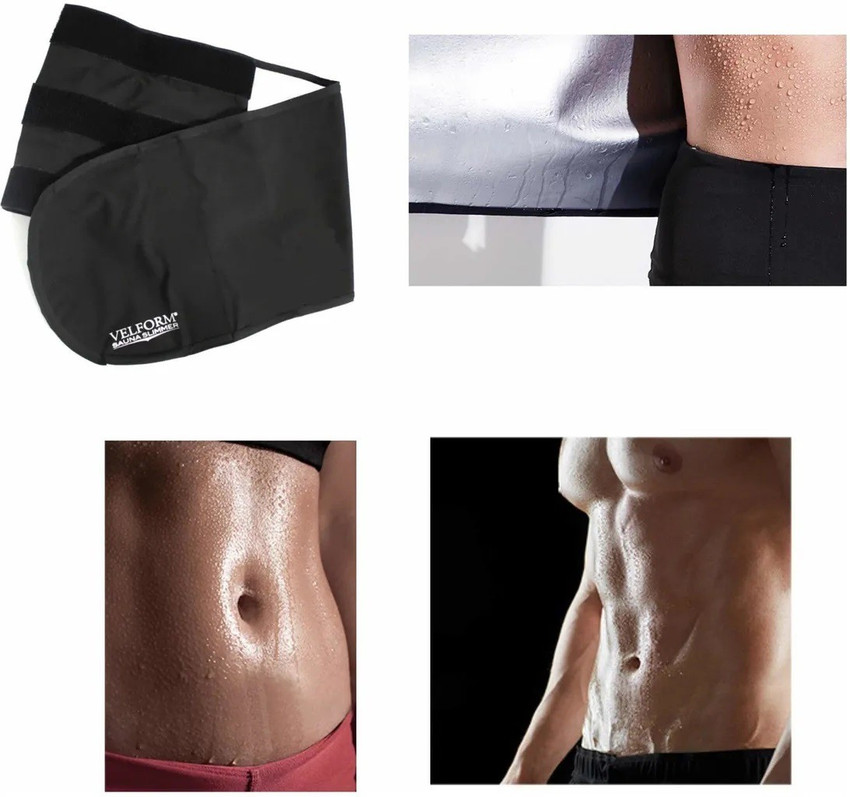 HSR Fat Reducing Sweet Belt Velform Sauna Slimmer Unisex for Women Men, Body Shaper Slimming Waist Trimmer Belt Fit Slimming Belt Price in India - Buy HSR Fat Reducing Sweet Belt Velform
