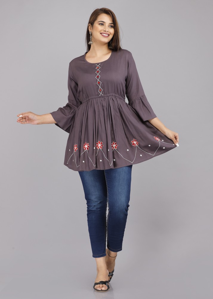 Stylish hot sale frock top