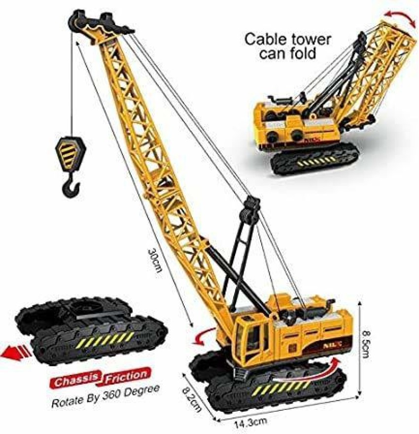 ZHASK Unbreakable Metal Crane Toys for Kids 360 Degree Rotating Towing  Construction Crane Toy Vehicle for Boys - Unbreakable Metal Crane Toys for  Kids 360 Degree Rotating Towing Construction Crane Toy Vehicle